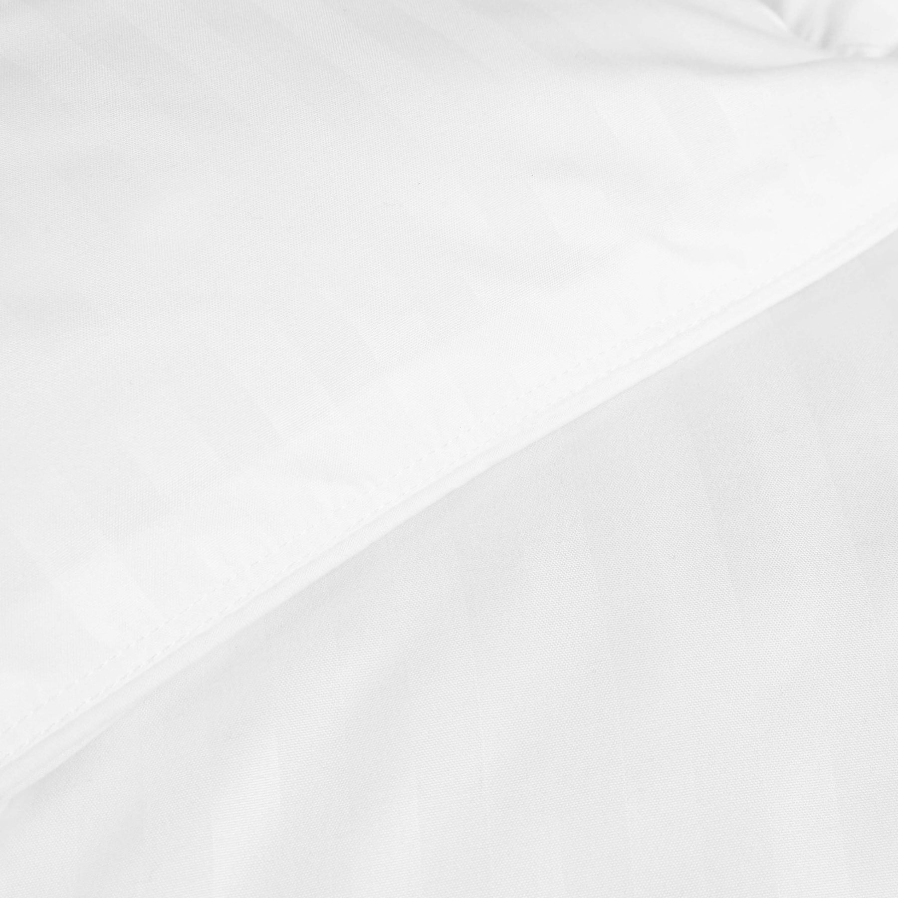 Brushed Microfiber Down Alternative Medium Weight Striped Comforter  - White