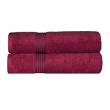 Heritage Egyptian Cotton Plush Absorbent Luxury Bath Towel Set of 2 - Bath Towel by Superior