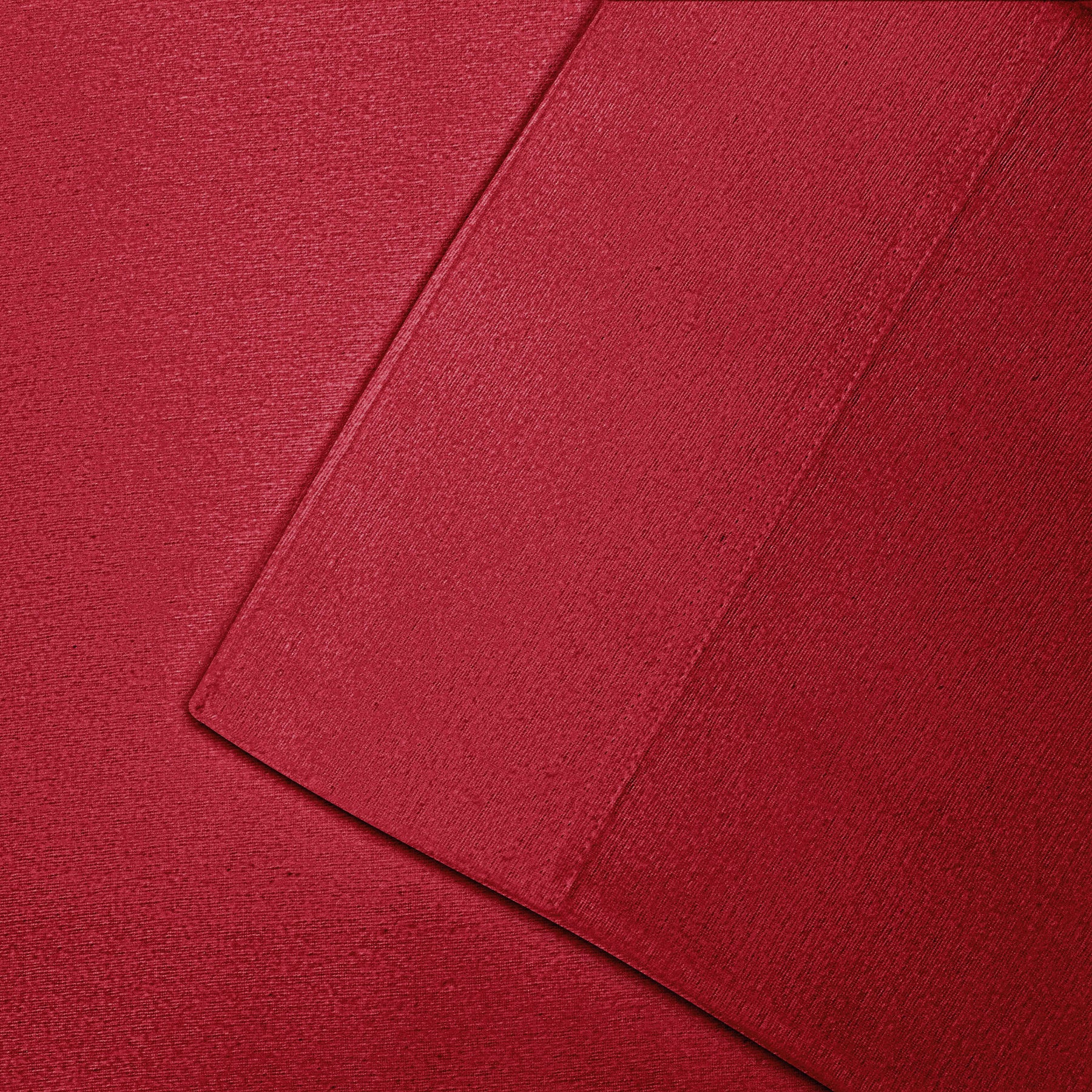 Solid Flannel Cotton Soft Warm Deep Pocket Sheet Set - Burgundy