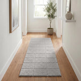 Checkered Cotton Washable Non-Slip Bath Rugs or Runner