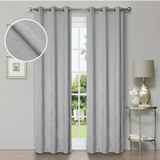 Waverly Geometric Washable Room Darkening Blackout Curtains, Set of 2