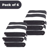 Superior Cabana Striped Cotton Chaise Lounge Chair Cover Set