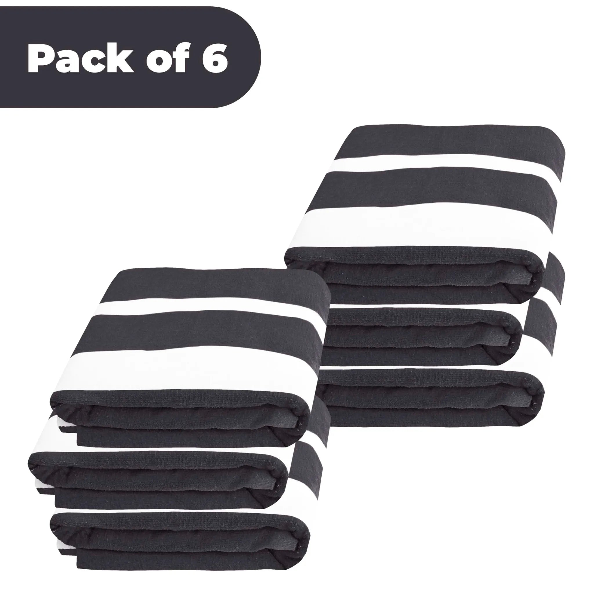 Superior Cabana Striped Cotton Chaise Lounge Chair Cover Set