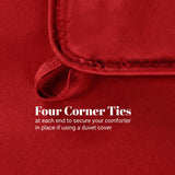 Brushed Microfiber Down Alternative Comforter Medium Weight Solid