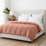 Brushed Microfiber Down Alternative Comforter Medium Weight Solid