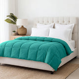 Brushed Microfiber Down Alternative Comforter Medium Weight Solid