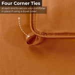 Brushed Microfiber Down Alternative Medium Weight Solid Comforter - Comforter by Superior