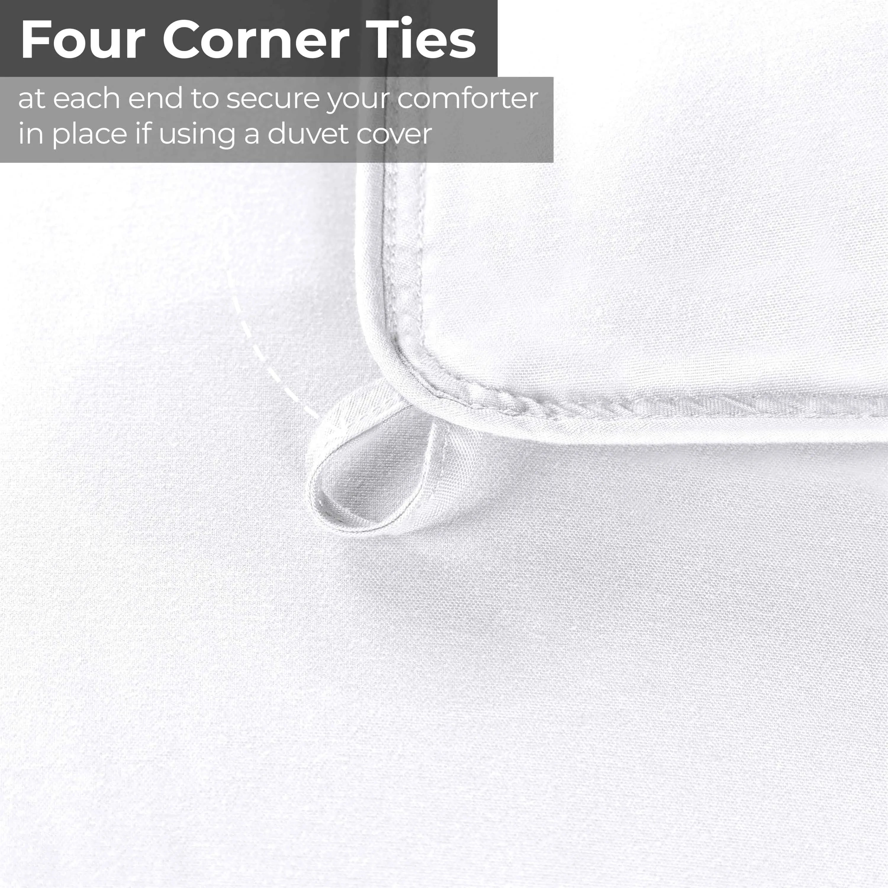 Brushed Microfiber Down Alternative Medium Weight Solid Comforter - Comforter by Superior