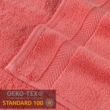 Zero Twist Cotton Ultra-Soft Absorbent Face Towel Washcloth Set of 12 - Face Towel by Superior