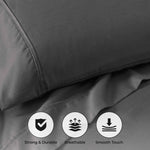 Cotton Blend 800 Thread Count Solid Pillowcase Set of 2 - Pillowcases by Superior Brand