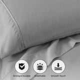 Cotton Blend 800 Thread Count Solid Pillowcase Set of 2 - Pillowcases by Superior Brand