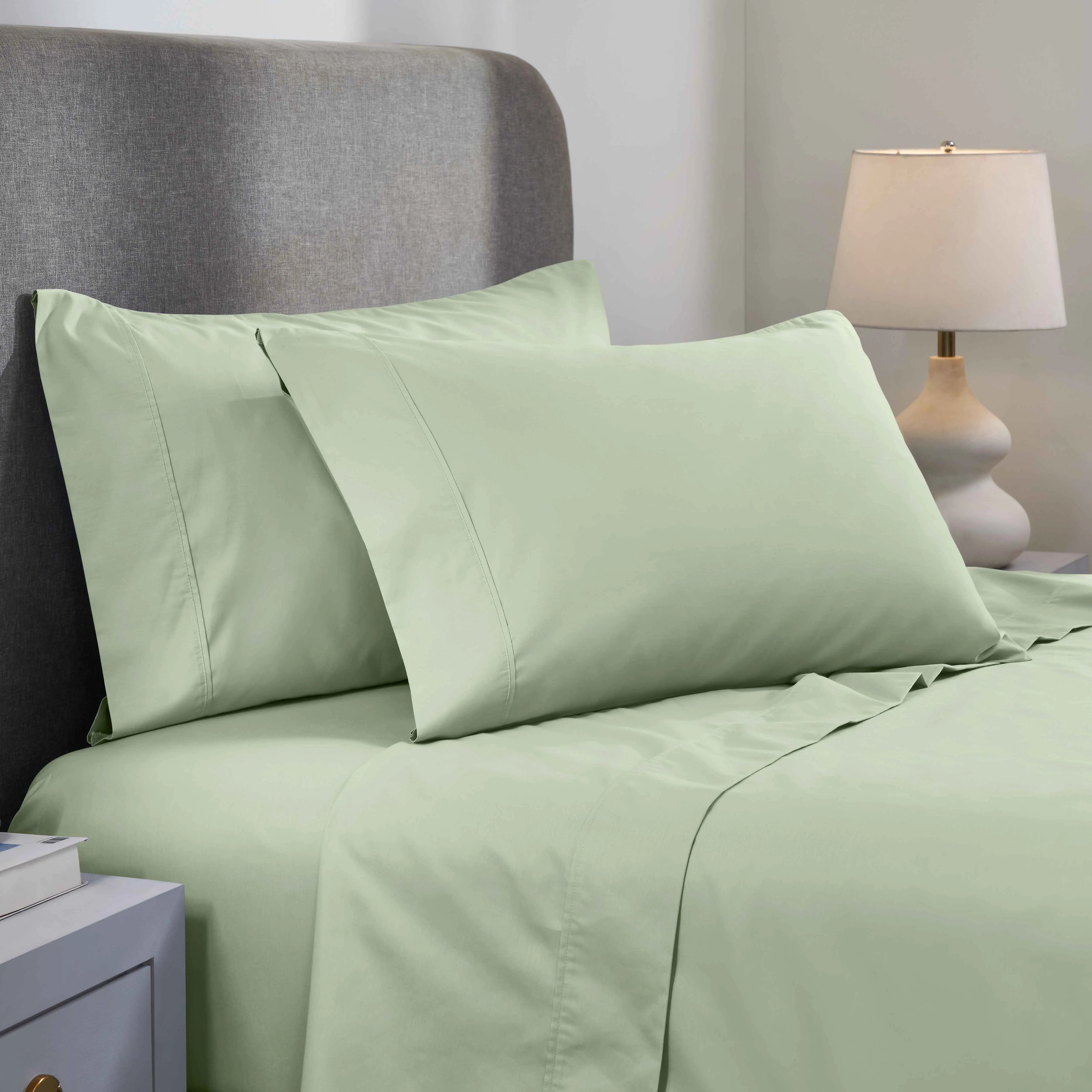 1000 Thread Count Cotton Blend Bed Sheet Set Solid Deep Pocket - Sheet Set by Superior Brand