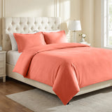 Cotton Blend 1200 Thread Count Solid Duvet Cover Set