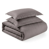 Cotton Blend 1200 Thread Count Solid Duvet Cover Set