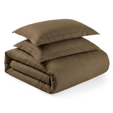 Cotton Blend 1200 Thread Count Solid Duvet Cover Set