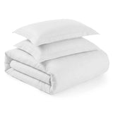 Cotton Blend 1200 Thread Count Solid Duvet Cover Set