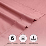 600 Thread Count Pillowcases Cotton Blend Solid Pillowcase Set