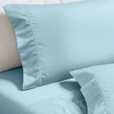 600 Thread Count Cotton Blend Bed Sheet Set - Imperia Embroidered Hem