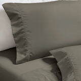 600 Thread Count Cotton Blend Bed Sheet Set - Imperia Embroidered Hem