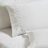 600 Thread Count Cotton Blend Pillowcases, Imperia Embroidered Hem, Set of 2