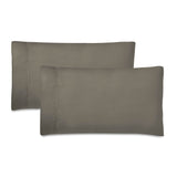 600 Thread Count Cotton Blend Pillowcases, Pandora Embroidered Hem, Set of 2