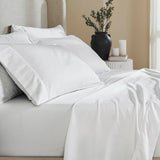 600 Thread Count Cotton Blend Deep Pocket Bed Sheet Set, Pandora Embroidered Hem