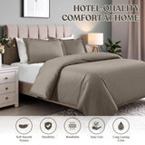 Cotton Blend 600 Thread Count Solid Duvet Cover Set