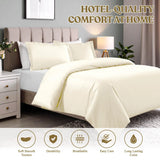 Cotton Blend 600 Thread Count Solid Duvet Cover Set