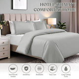 Cotton Blend 600 Thread Count Solid Duvet Cover Set
