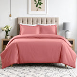 Cotton Blend 600 Thread Count Solid Duvet Cover Set