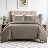 Cotton Blend 600 Thread Count Solid Duvet Cover Set