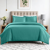 Cotton Blend 600 Thread Count Solid Duvet Cover Set