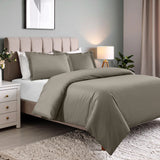 Cotton Blend 600 Thread Count Solid Duvet Cover Set