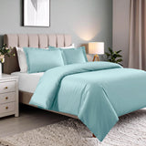 Cotton Blend 600 Thread Count Solid Duvet Cover Set