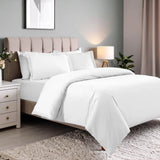 Cotton Blend 600 Thread Count Solid Duvet Cover Set