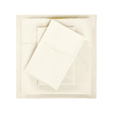 600 Thread Count Cotton Blend Bed Sheet Set Solid Deep Pocket