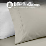 600 Thread Count Cotton Blend Bed Sheet Set Solid Deep Pocket