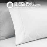 600 Thread Count Cotton Blend Bed Sheet Set Solid Deep Pocket