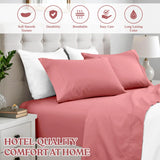 Cotton Blend 600 Thread Count Solid Pillowcase Set of 2