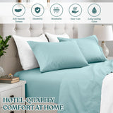 Cotton Blend 600 Thread Count Solid Pillowcase Set of 2