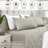 Cotton Blend 600 Thread Count Solid Pillowcase Set of 2