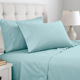 Cotton Blend 600 Thread Count Solid Pillowcase Set of 2