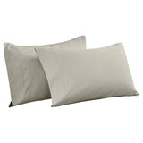 Cotton Blend 600 Thread Count Solid Pillowcase Set of 2