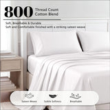 800 Thread Count Cotton Sheet Set Deep Pocket
