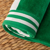 Cabana Stripe Oversized Cotton Beach Towel Sets