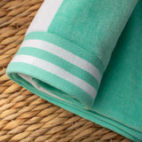 Cabana Stripe Oversized Cotton Beach Towel Sets