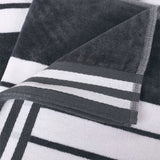 Striped Oversized Cabana Cotton Beach Towel Sets