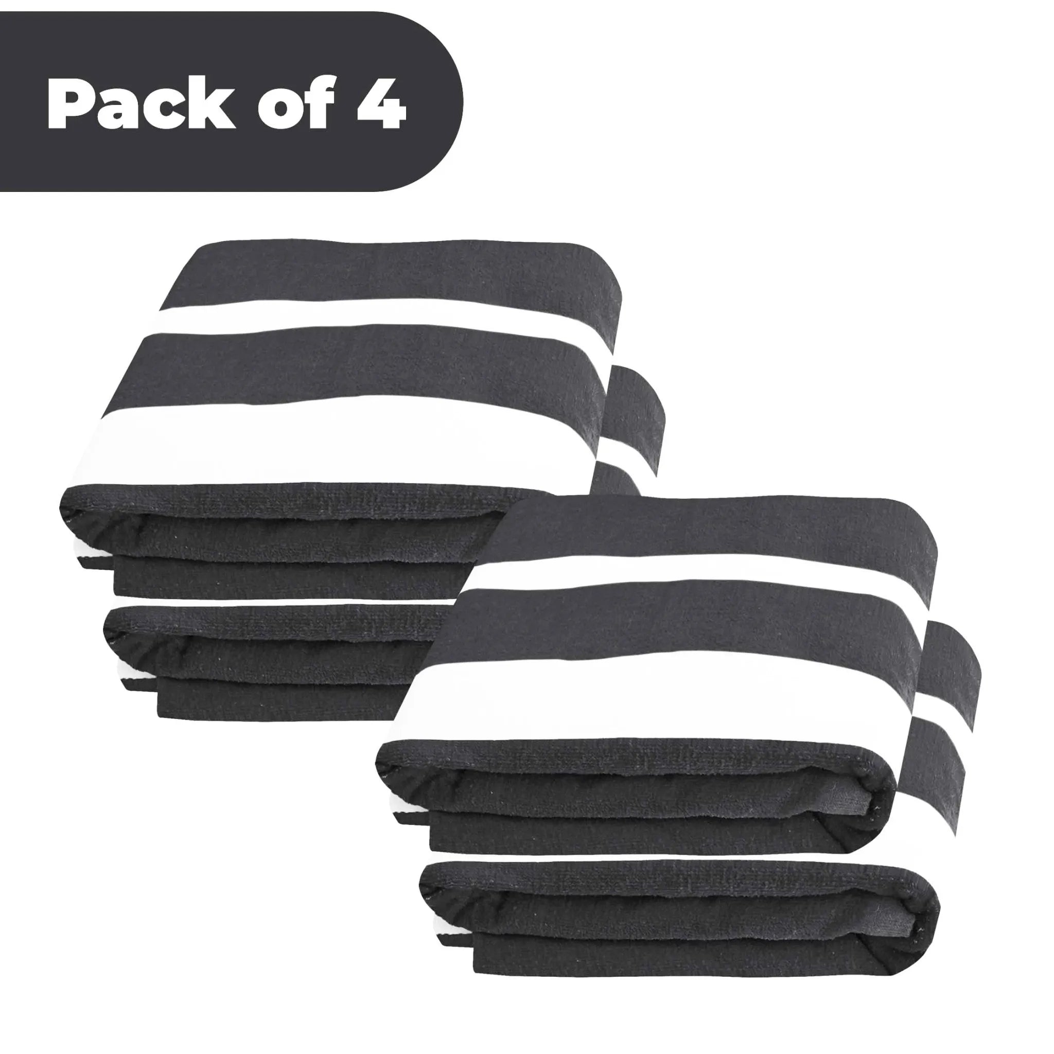 Superior Cabana Striped Cotton Chaise Lounge Chair Cover Set