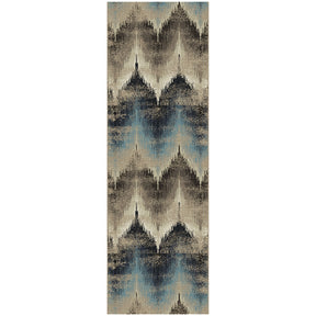 Superior Cadwell Abstract Faux Distressed Area Rug - Beige
