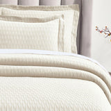 Lightweight Cotton Matelassé Bedspread Set Calvert Diamond Lattice Jacquard (3-Piece)